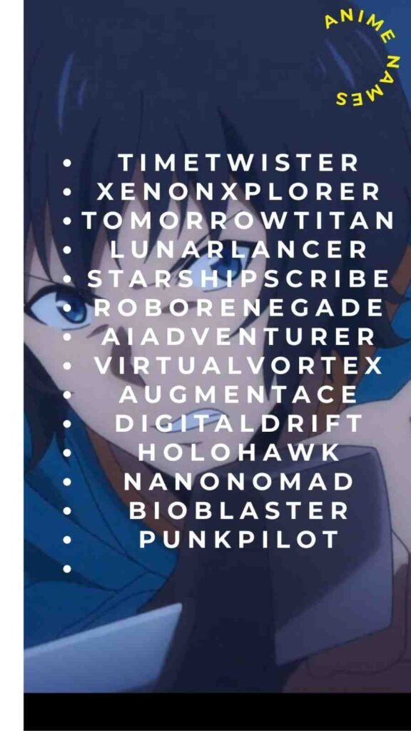 Aesthetic anime usernames for boys
