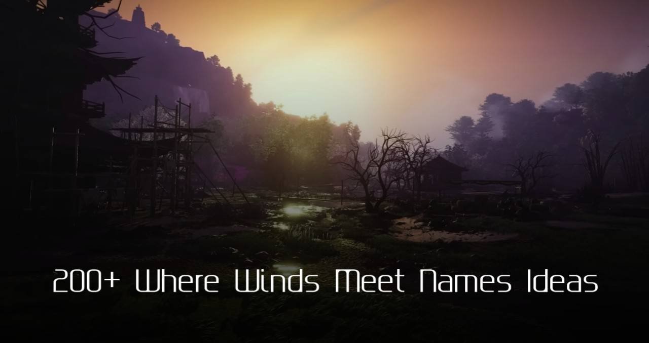 Where Winds Meet Names Ideas