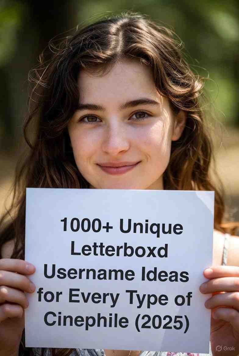 Unique Letterboxd Username Ideas