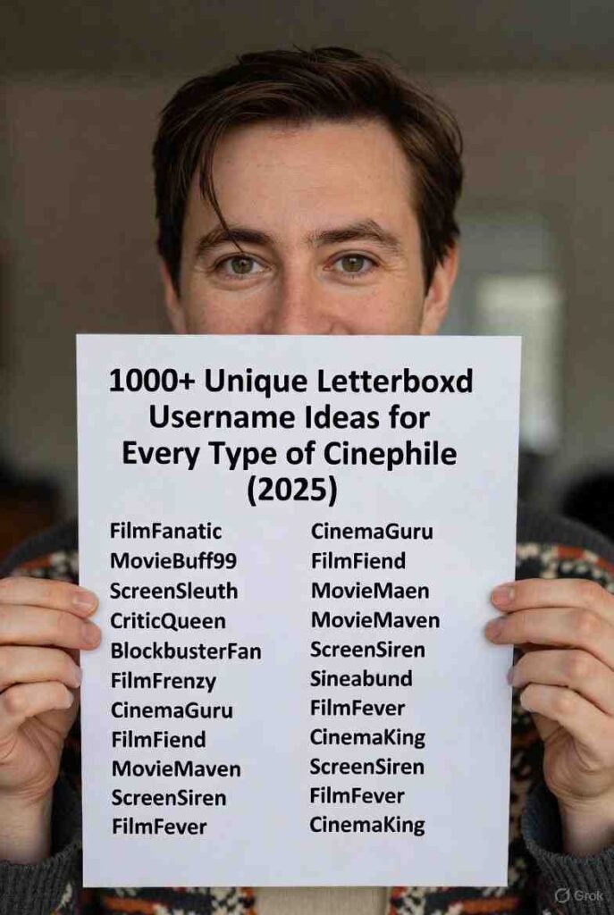 Unique Letterboxd Username Ideas
