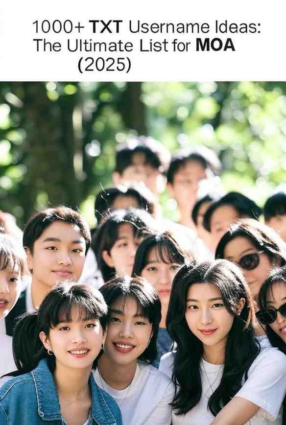 1000+ TXT Username Ideas: The Ultimate List for MOA